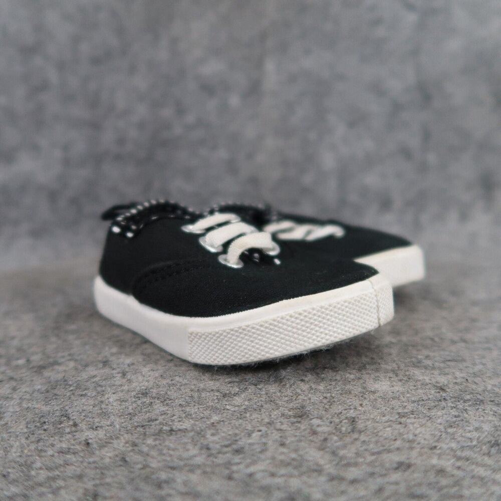 Garanimals Shoes Baby 3 Sneaker Casual Canvas Black Lace Up Hillary Trainer Flat
